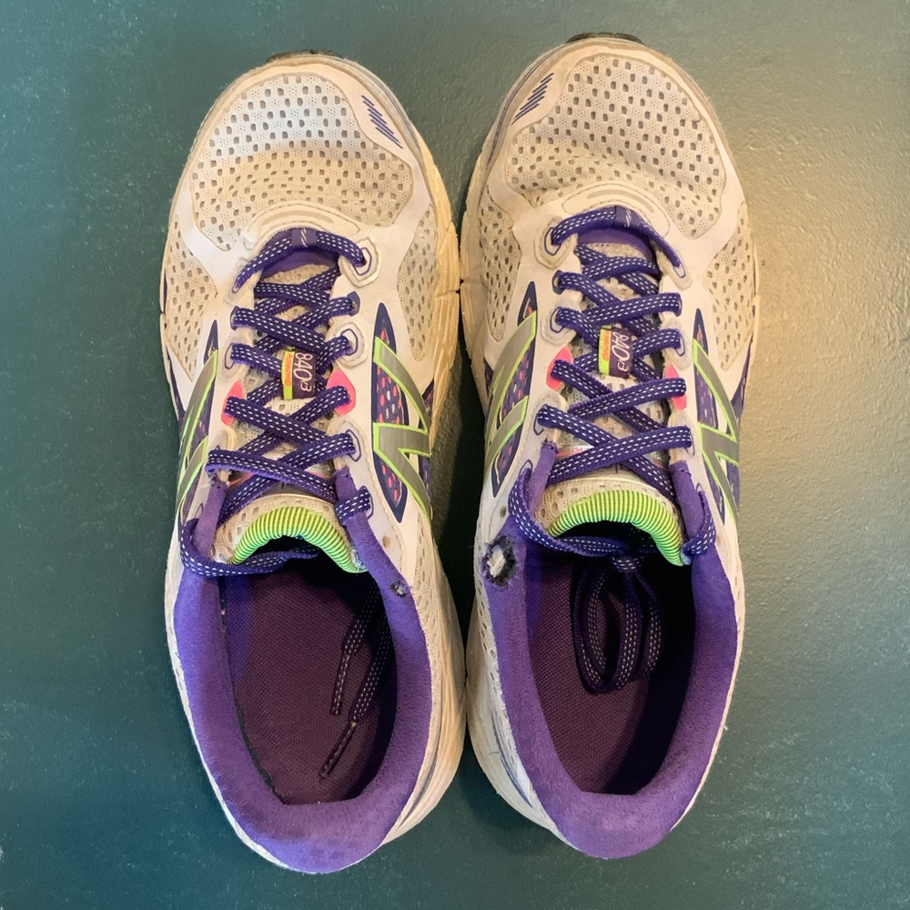 New Balance 840v3 purple/green/pink size 8